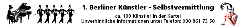 1. Berliner Künstler - Selbstvermittlung